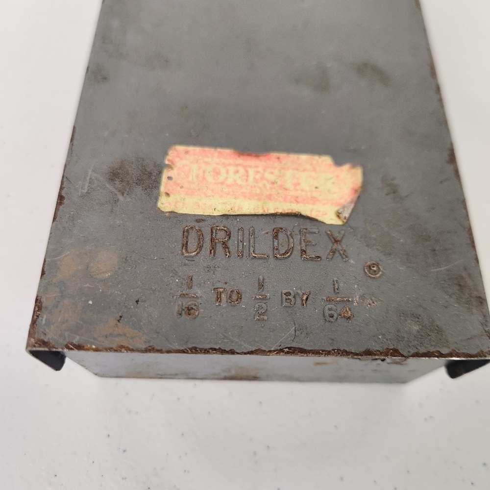 Vintage Huot St. Paul Drill Index Drildex 1/16 To 1/2 By 1/64 - Mostly Complete - Picture 5 of 6